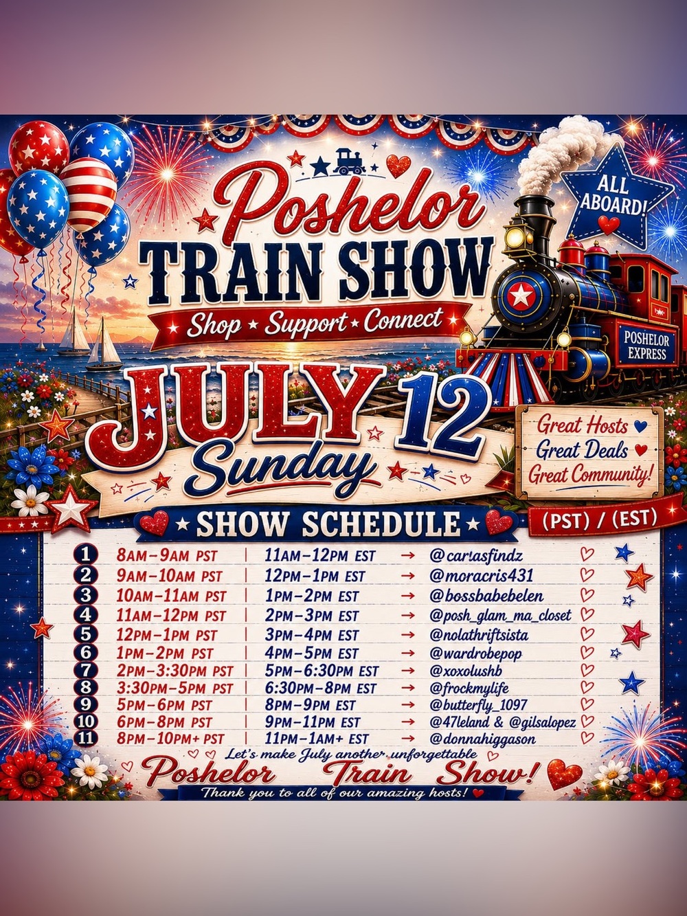 🥳 you won a cute piece on the Poshelor 🚂✨with @bossbabebelen🫶🏻